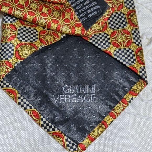 Gianni Versace Silk Tie - Picture 6 of 6
